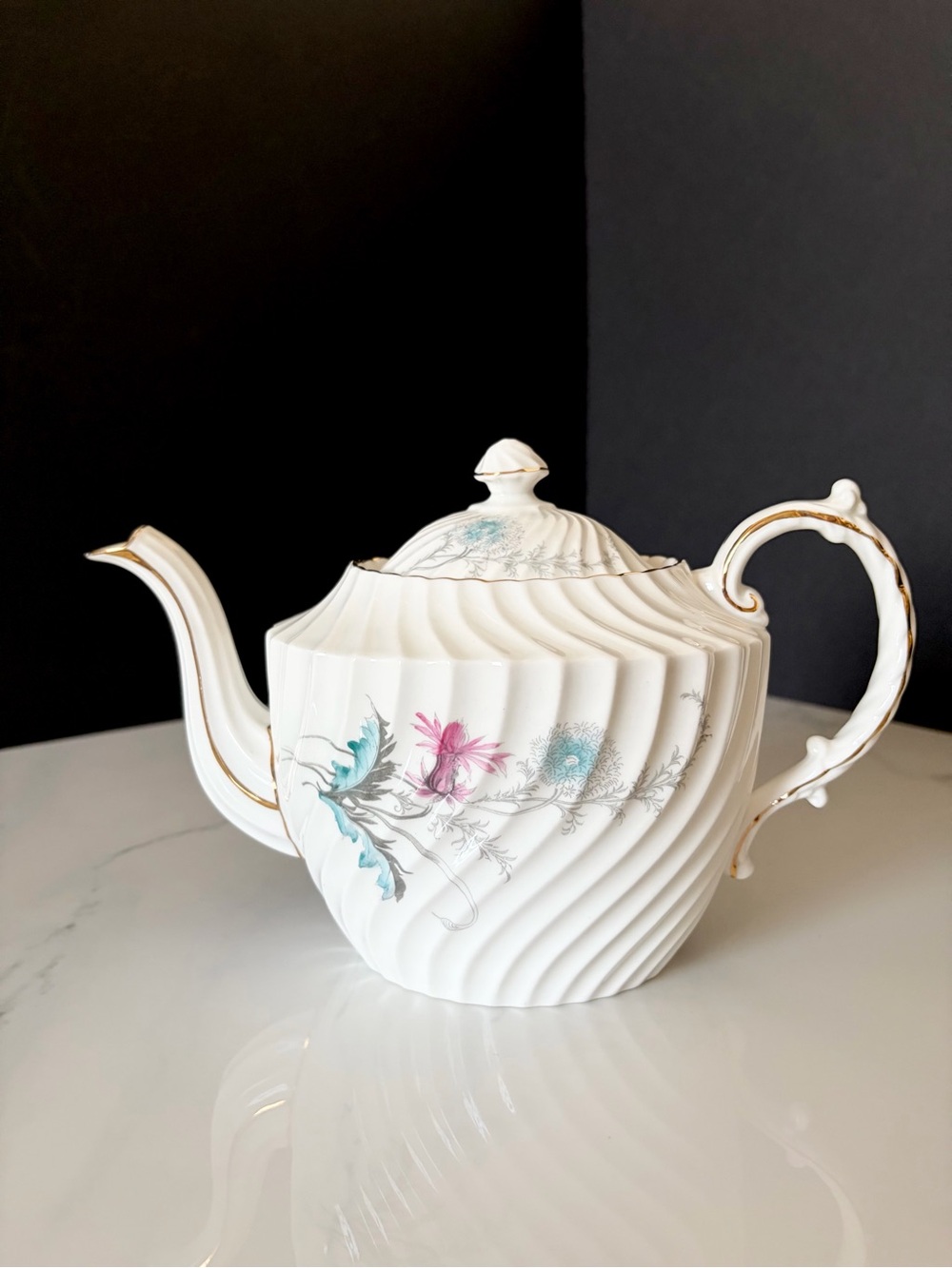 Wayside Teapot by Aynsley